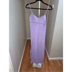 Lilac Slip Dress Nightgown - Women Intimates